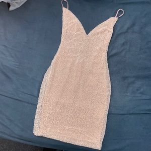 Stunning Pink Beaded Dress